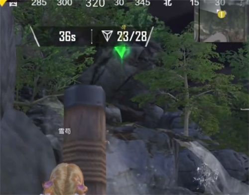 和平精英绿洲飞星瀑布宝藏挑战怎么过4